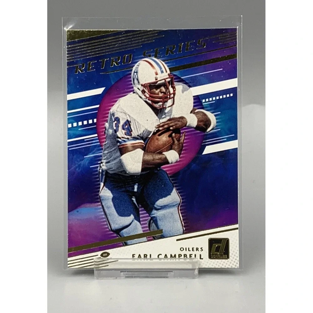2020‎ Panini Donruss Retro Series Earl Campbell #RS-EC Houston Oilers